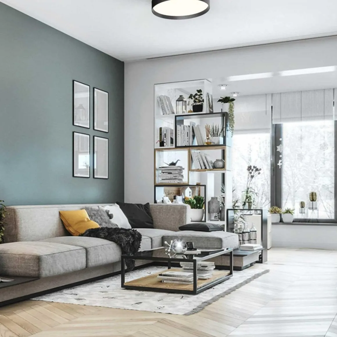 Lucia taklampe 45 cm 24 watt dimbar - Svart