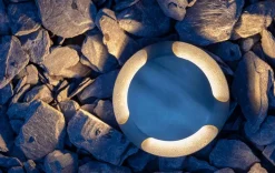 Luna Deco 3 uplight utendørs 3W 3000 Kelvin IP67 - Rustfritt stål