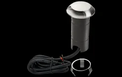 Luna Deco 1 uplight utendørs 3W 3000 Kelvin IP67 - Rustfritt stål