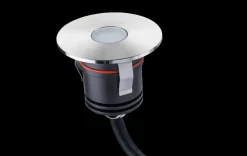 Luna Deco opal uplight utendørs 3W 3000 Kelvin IP67 - Rustfritt stål