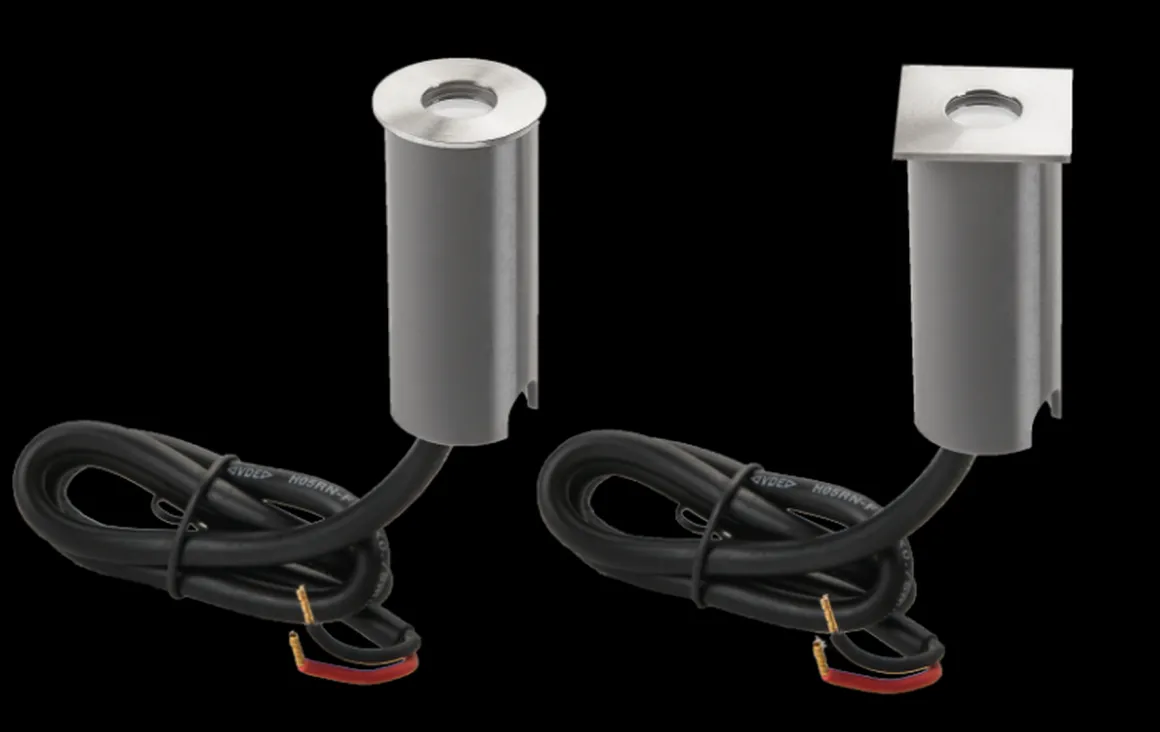 Luna mini uplight utendørs 1,5W 3000 Kelvin IP67 - Rustfritt stål