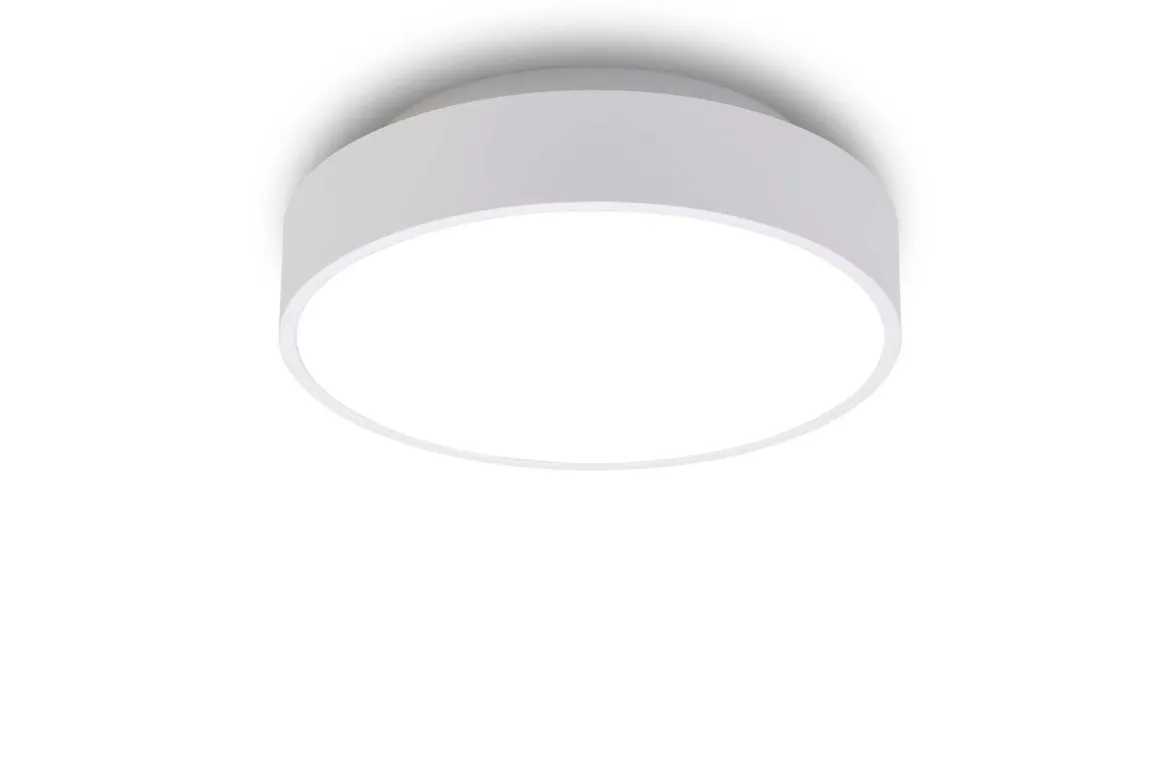 Luna taklampe 26 cm 2700/3000/4000 Kelvin CCT Uplight 13,5W IP40 - Dimbar