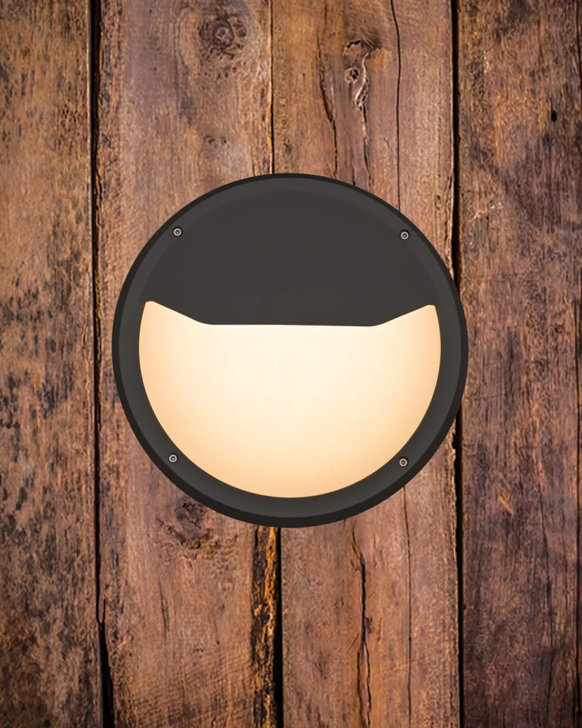 Luno Nuova vegglampe 30 cm utendørs IP65 13W 3000K IK6 - Grafitt grå