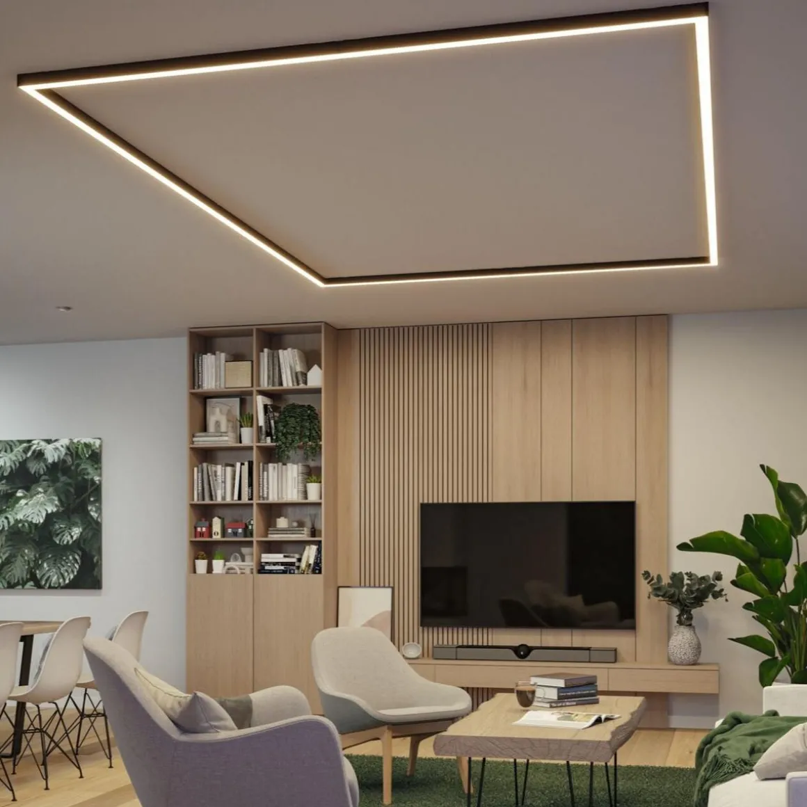 Lyskanal vinkel til Linion kanalsystem 3,5W 3000 Kelvin