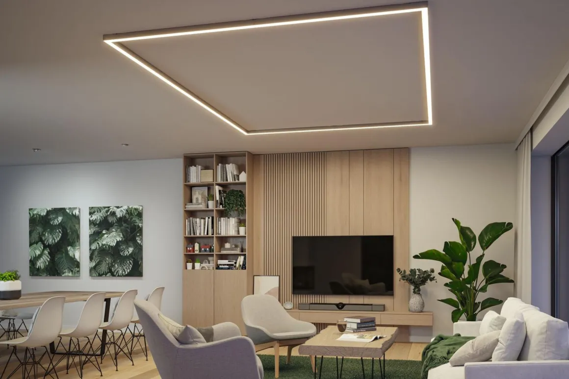 Lyskanal vinkel til Linion kanalsystem 3,5W 3000 Kelvin