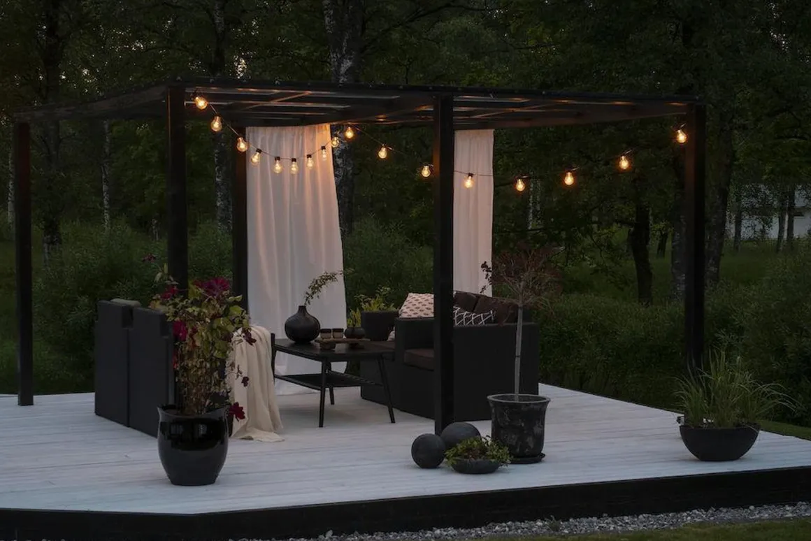 Lysslynge 10 lys - Amber