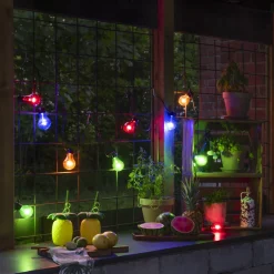 Lysslynge 20 lys - Flerfarget