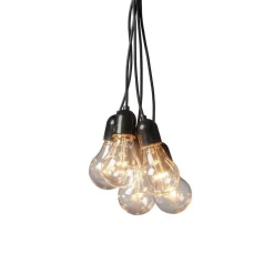 Lysslynge 20 lys nedhengt - Amber