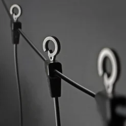 Lysslynge 20 lys nedhengt - Amber