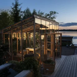 Lysslynge 10 lys, nedhengt - Amber