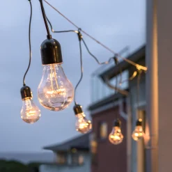 Lysslynge 10 lys, nedhengt - Amber