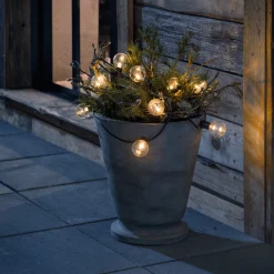 Lysslynge 20 lys, plast - Amber