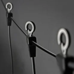 Lysslynge 10 lys utskiftbar nedhengt - Amber