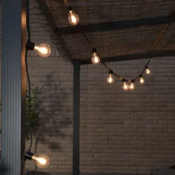 Lysslynge 10 lys utskiftbar - Amber