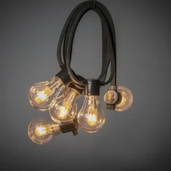 Lysslynge 10 lys utskiftbar - Amber