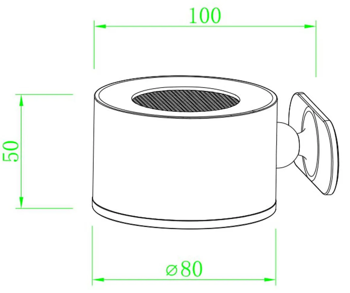 Magneto K2 vegglampe oppladbar 4,5W