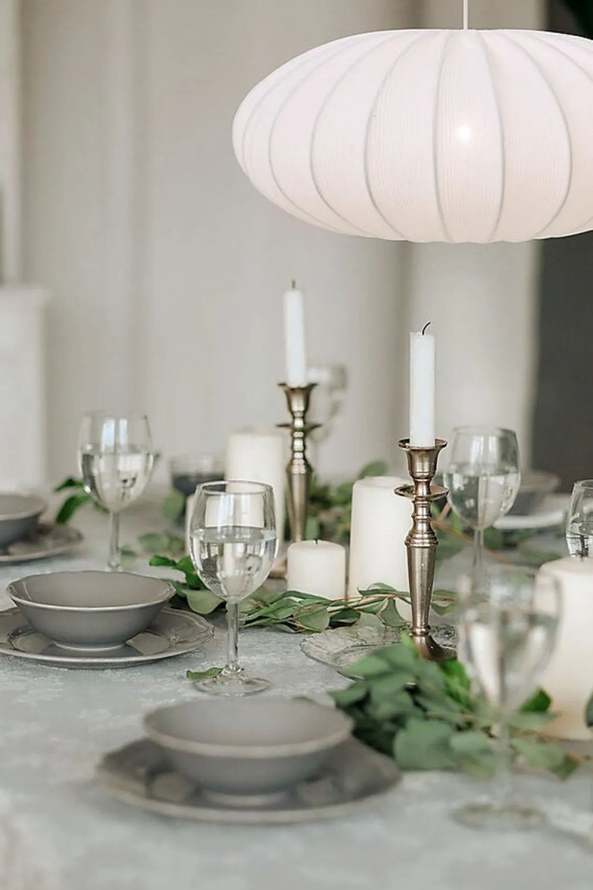 Mamsell takpendel 55 cm - Hvit