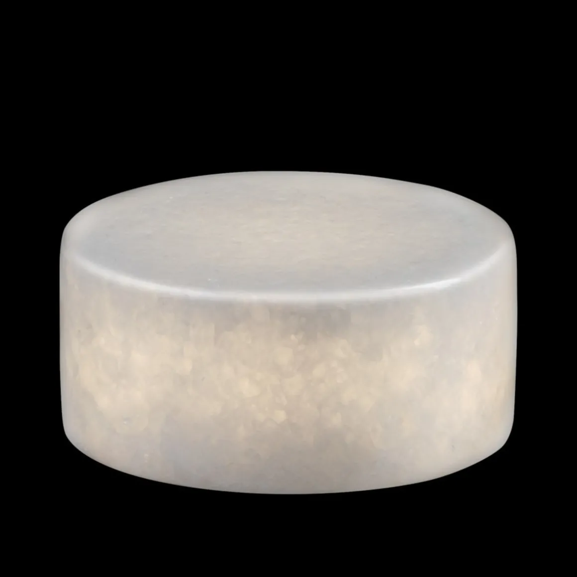 Marble hvit bordlampe batteridrevet m/timer - Small