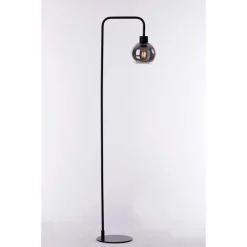 Marco gulvlampe Svart/røk