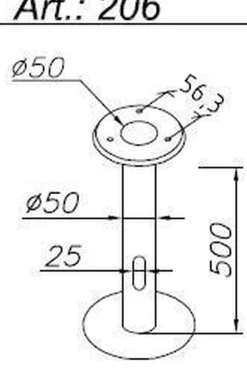 Markfeste 206 til norlys pullert