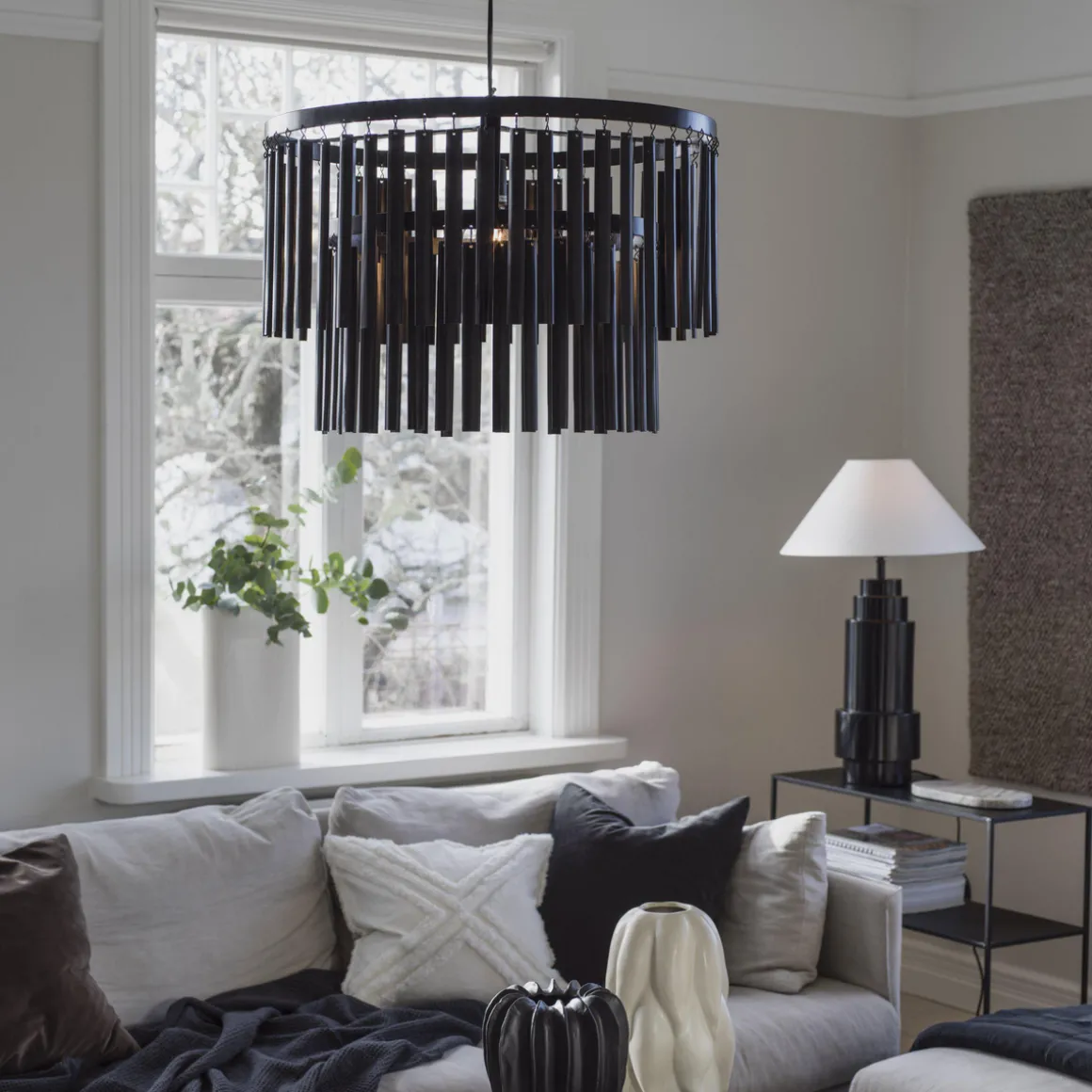 Marlow takpendel 90 cm - Svart