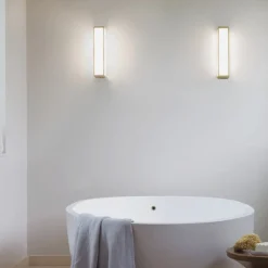 Mashiko 300 Classic vegglampe IP44 - Matt gullfarget