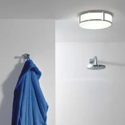 Mashiko 230 runde taklampe IP44 - Polert krom