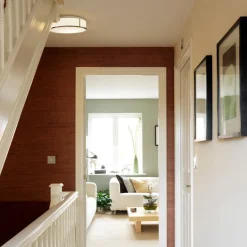 Mashiko 230 runde taklampe IP44 - Polert krom