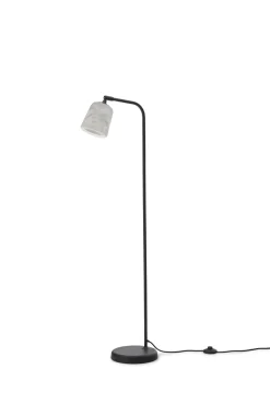 Material Gulvlampe - Hvit Transparent Marmor