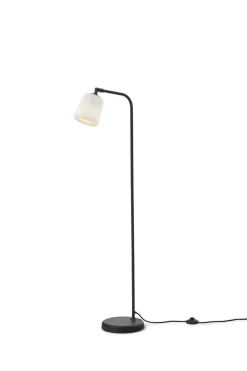 Material Gulvlampe - Hvit Opal Glass