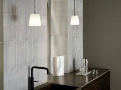 Material takpendel - Hvit Opal