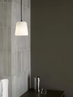 Material takpendel - Hvit Opal