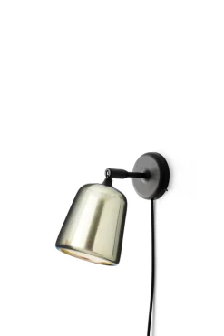 Material Vegglampe - Gult Stål