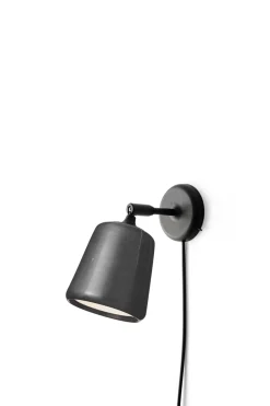 Material Vegglampe - Sort Marmor