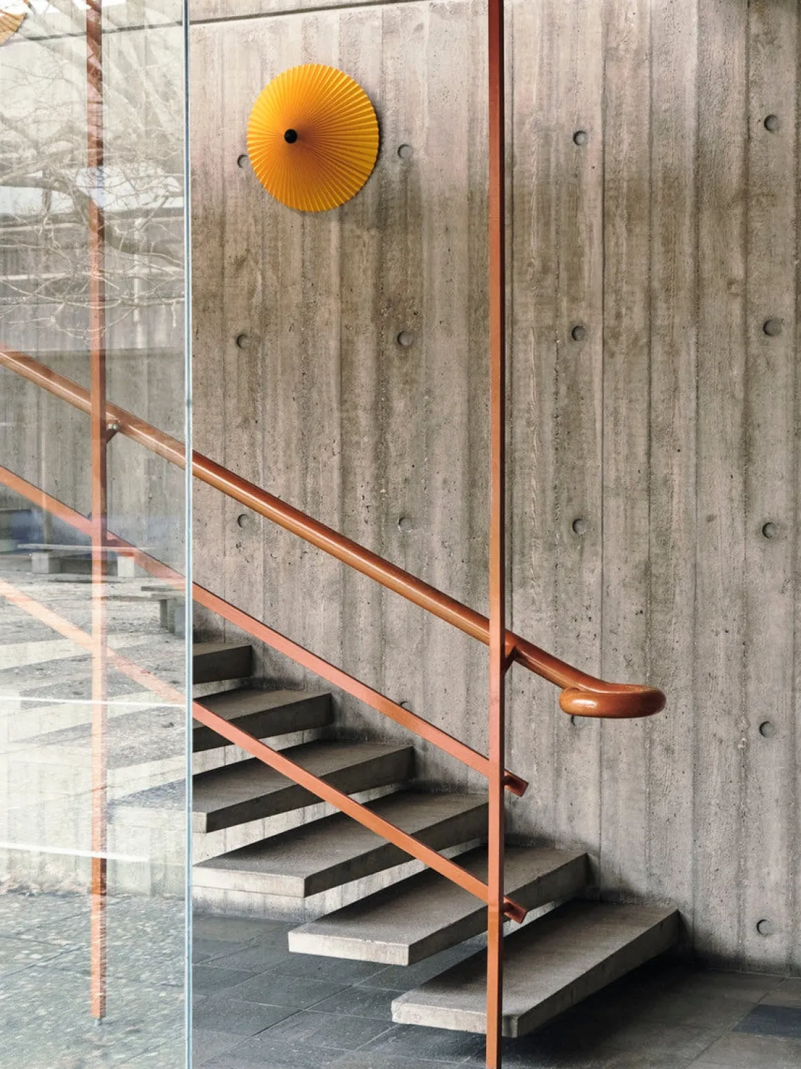 Matin Vegglampe gul - 38 cm