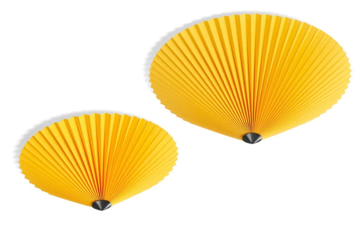 Matin Vegg/Tak-lampe gul - 38cm