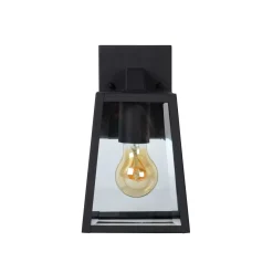 Matsol vegglampe utendørs E27 - Svart