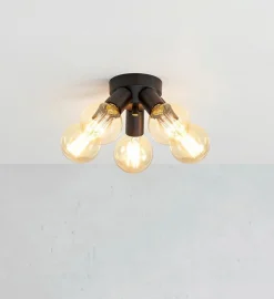 Mazzo taklampe 5-lys - Svart - Svart