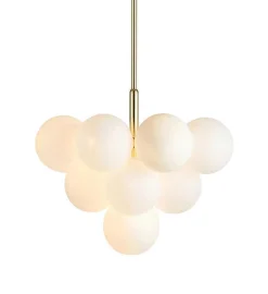 Merlot takpendel - messing/hvit - Messing / Hvit