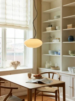 Mesh takpendel 36 cm - Svart/Opal