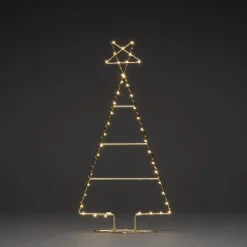 Messing juletre 60 cm 45 LED