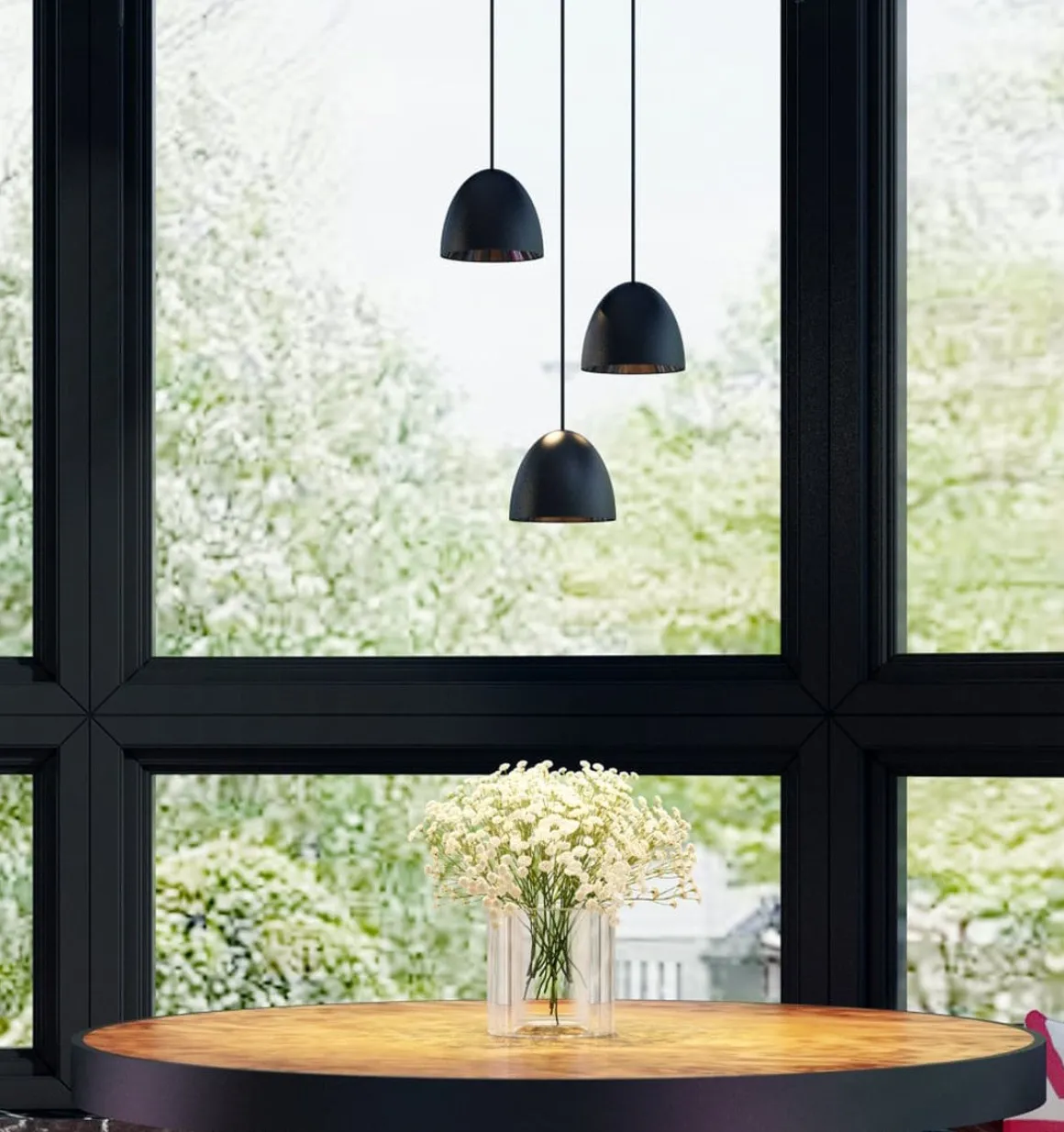 Midas takpendel 8,9 cm 8W 2700 Kelvin - Dimbar