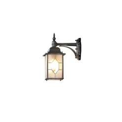 Milano vegglampe, ned - Svart