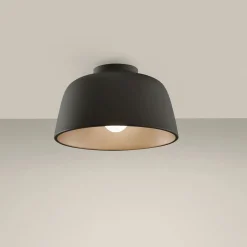 Miso taklampe 28,5 cm - Svart/Gullfarget
