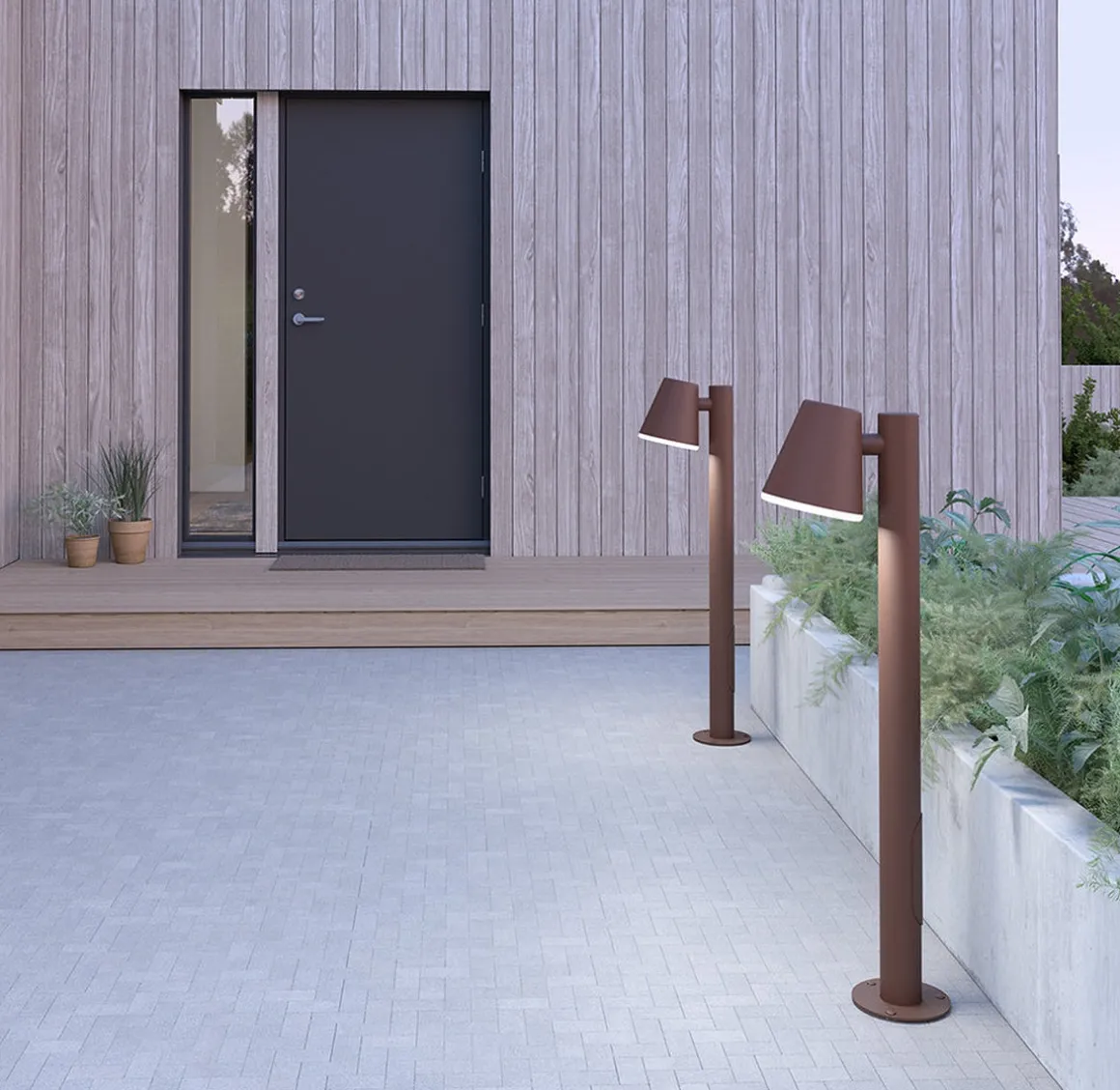 Mist pullert 102,9 cm, utendørs IP44 E27