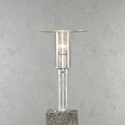 Mode portstolpe 44cm - Galvanisert Stål