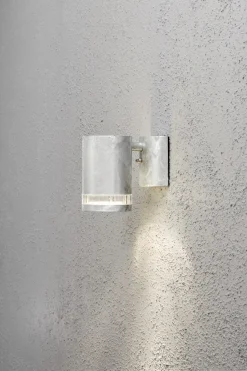 Modena vegglampe I ned - galvanisert