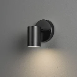 Modena vegglampe ned utendørs 4W 3000K IP44 - Svart