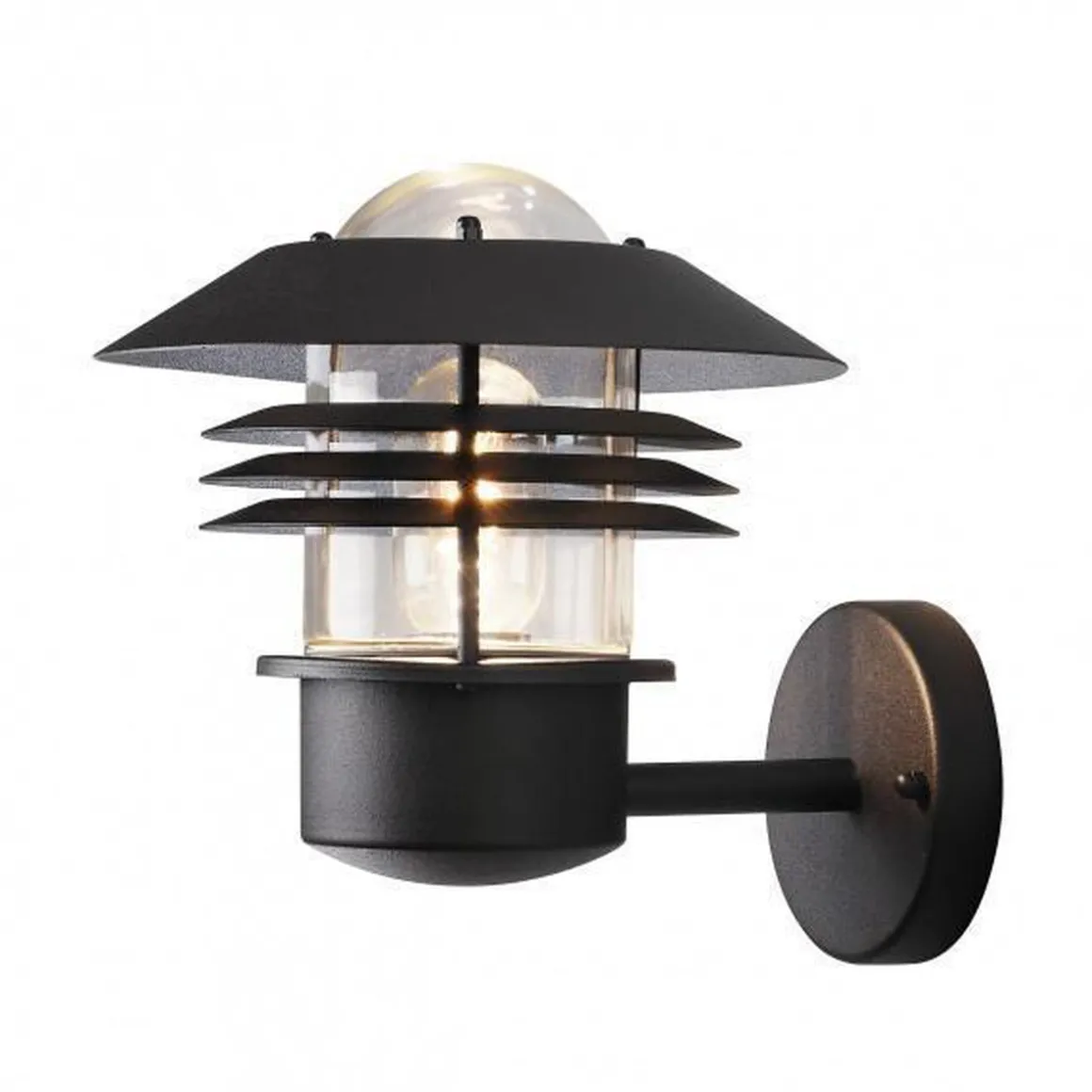 Modena vegglampe opp Svart