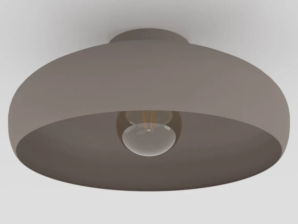 Mogano takplafond 40 cm E27 - Mokka